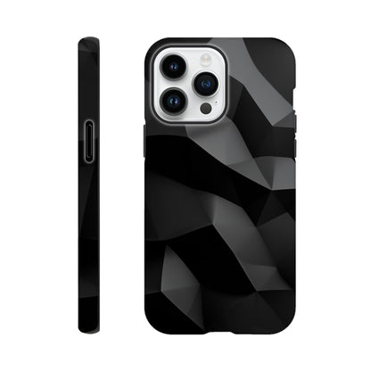 MYSTBIT ART | Folded Darkness iPhone Case-MYSTBIT ART