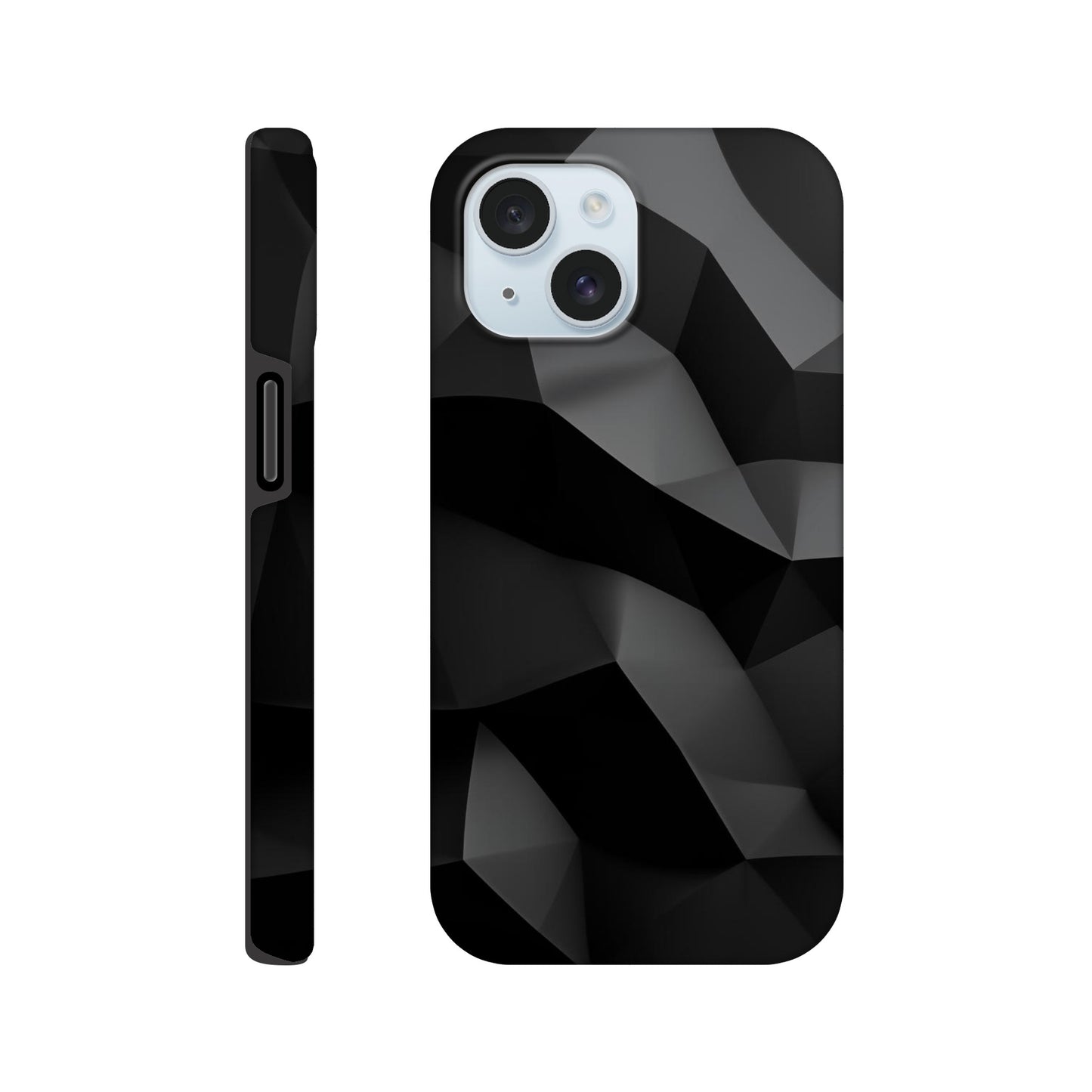 MYSTBIT ART | Folded Darkness iPhone Case-MYSTBIT ART