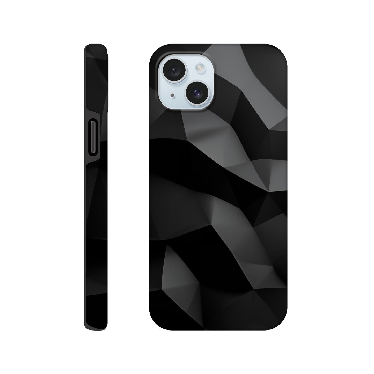 MYSTBIT ART | Folded Darkness iPhone Case-MYSTBIT ART