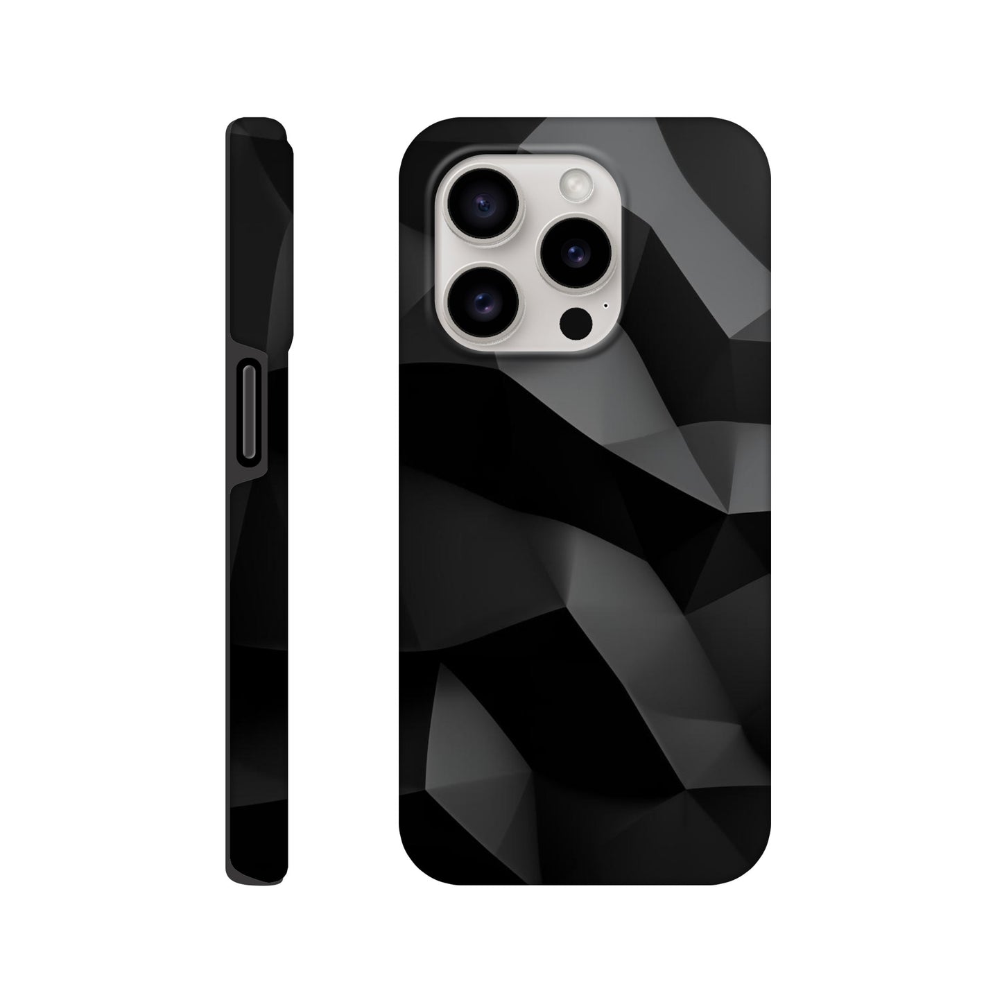 MYSTBIT ART | Folded Darkness iPhone Case-MYSTBIT ART