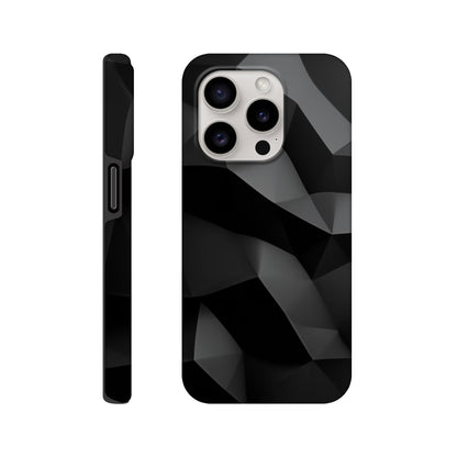 MYSTBIT ART | Folded Darkness iPhone Case-MYSTBIT ART