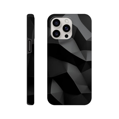 MYSTBIT ART | Folded Darkness iPhone Case-MYSTBIT ART