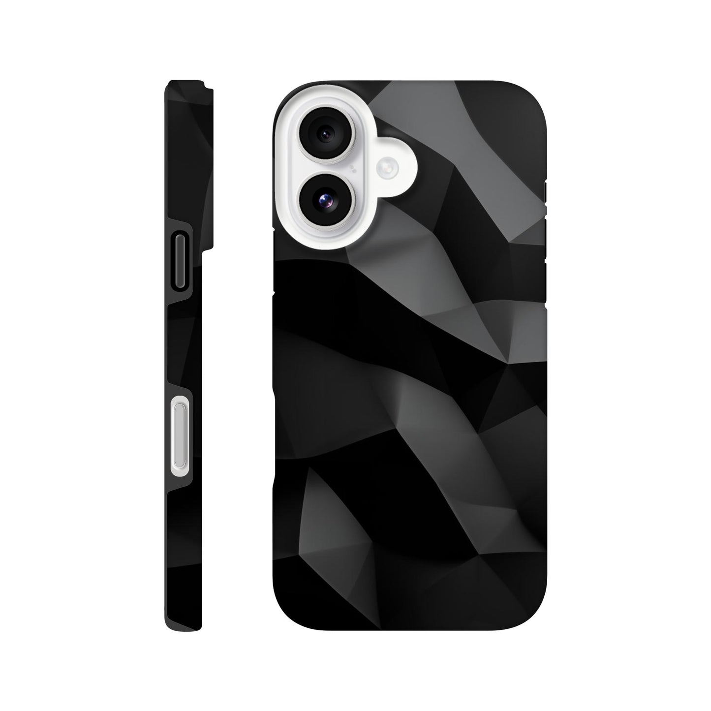 MYSTBIT ART | Folded Darkness iPhone Case-MYSTBIT ART