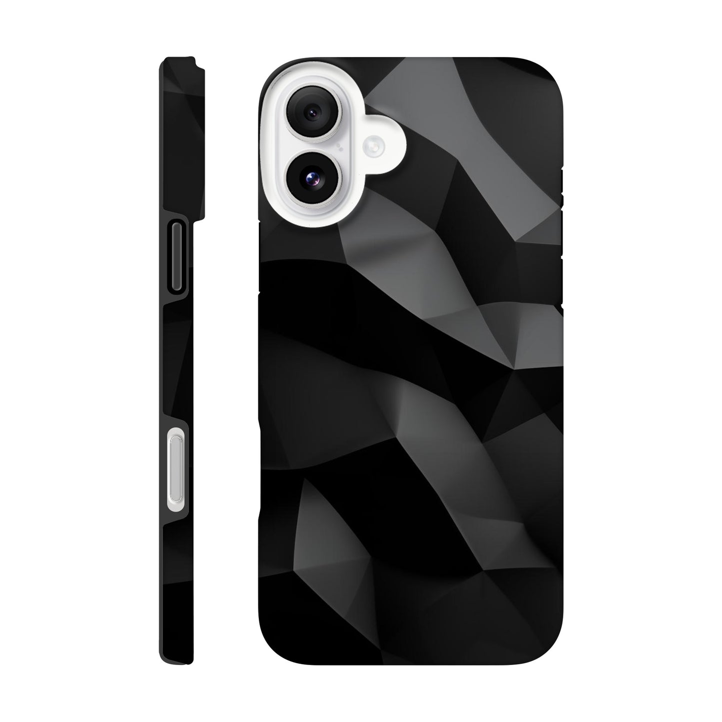 MYSTBIT ART | Folded Darkness iPhone Case-MYSTBIT ART