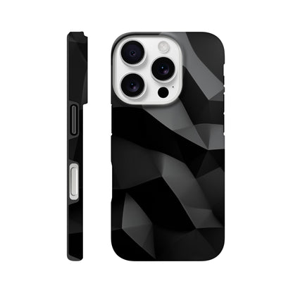 MYSTBIT ART | Folded Darkness iPhone Case-MYSTBIT ART