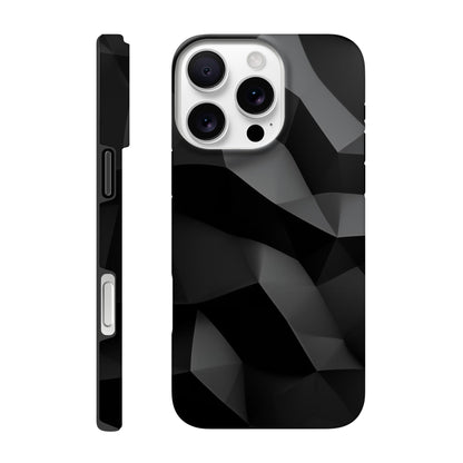 MYSTBIT ART | Folded Darkness iPhone Case-MYSTBIT ART