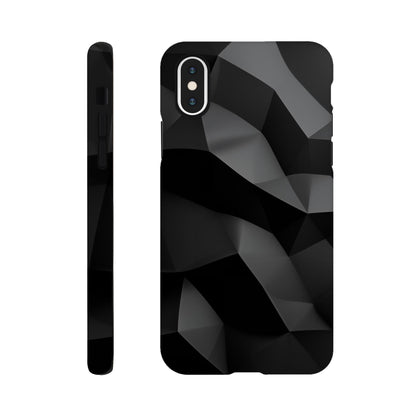 MYSTBIT ART | Folded Darkness iPhone Case-MYSTBIT ART