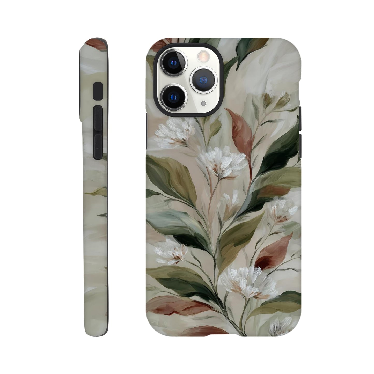 MYSTBIT ART | Gentle Flourish iPhone Case-MYSTBIT ART