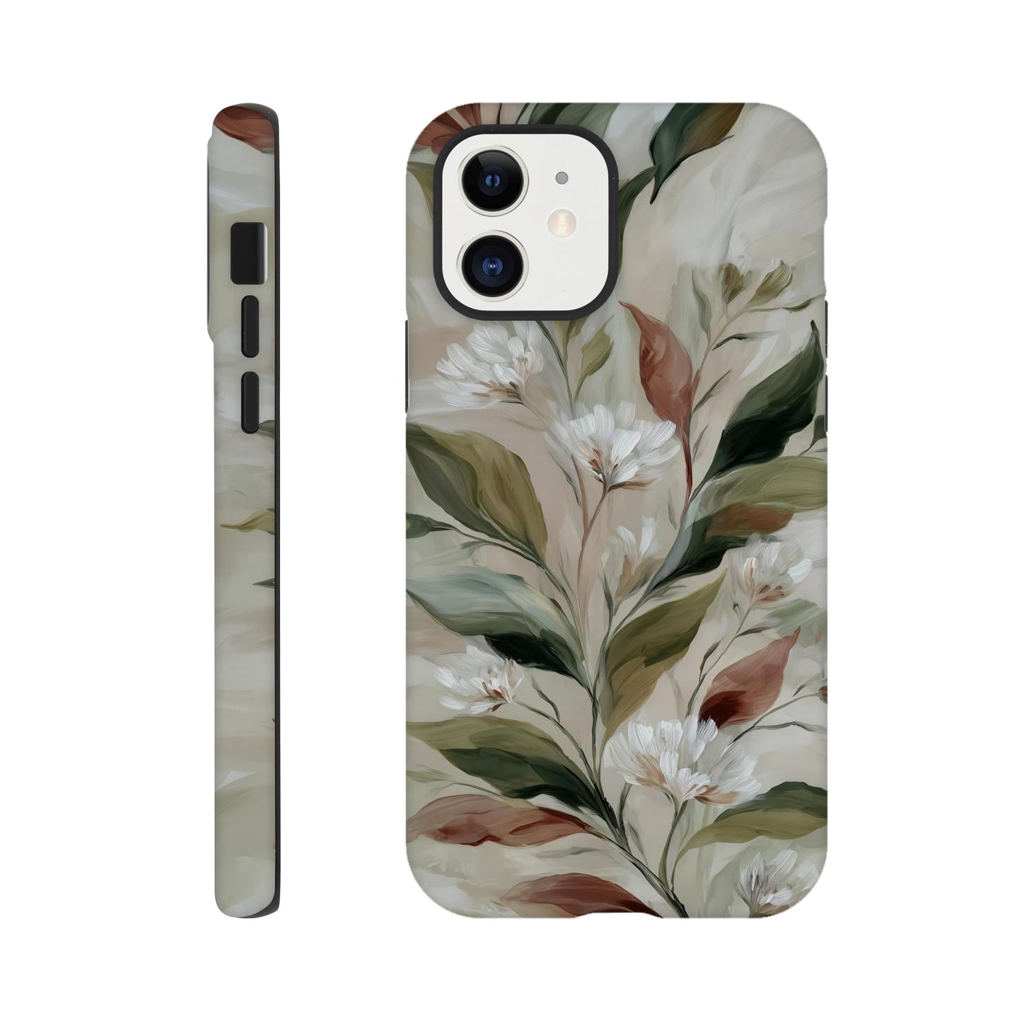 MYSTBIT ART | Gentle Flourish iPhone Case-MYSTBIT ART