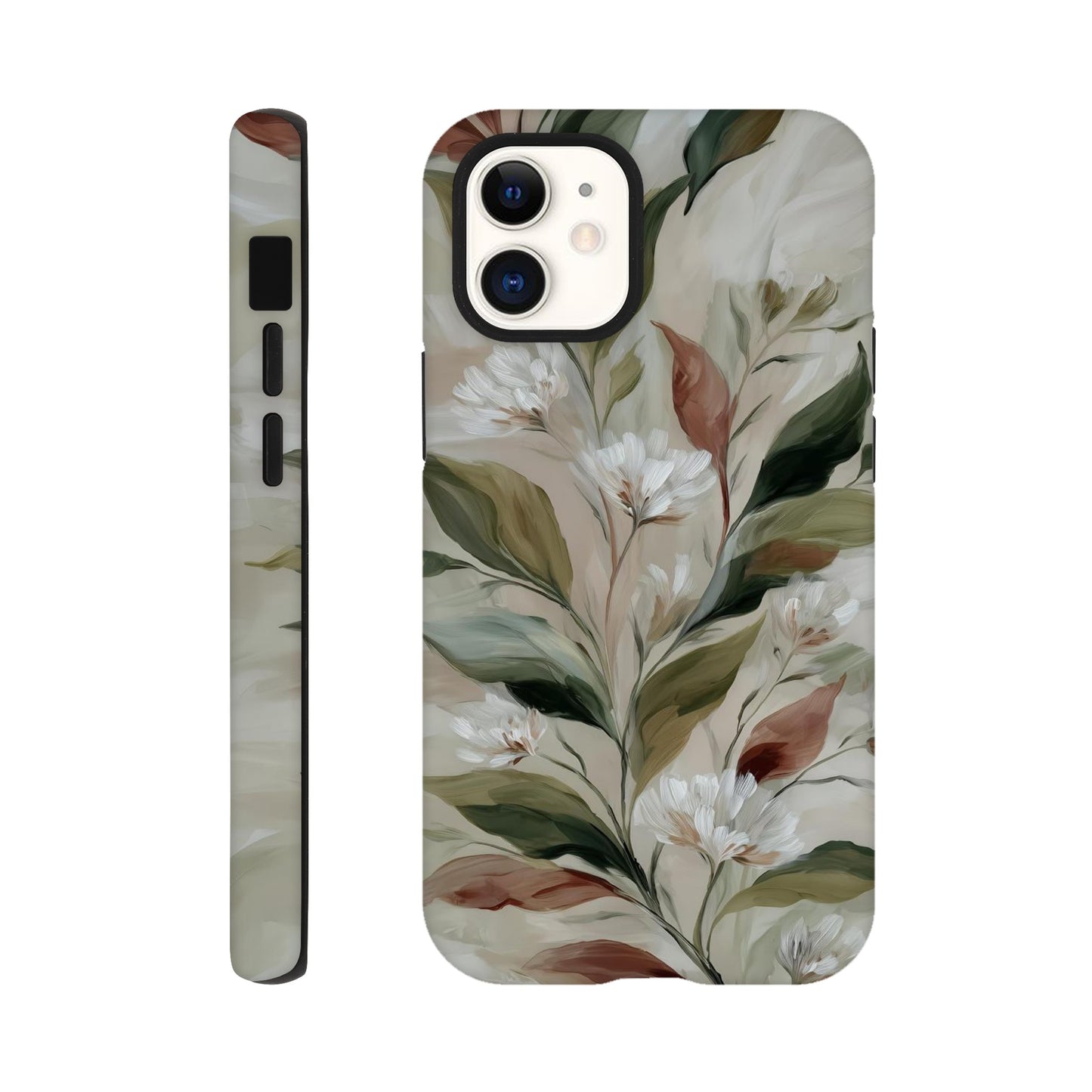 MYSTBIT ART | Gentle Flourish iPhone Case-MYSTBIT ART
