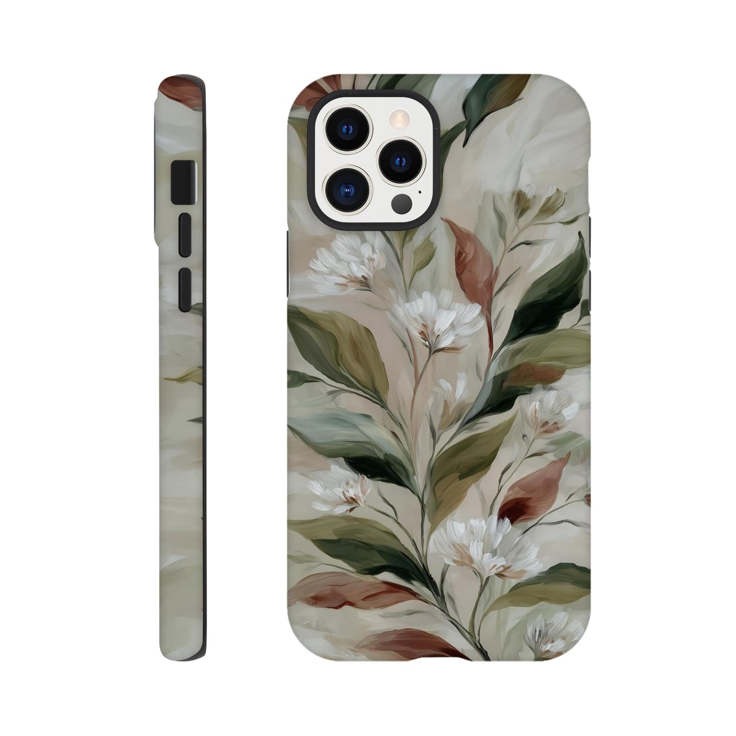 MYSTBIT ART | Gentle Flourish iPhone Case-MYSTBIT ART
