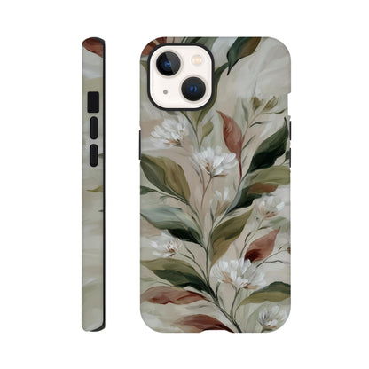 MYSTBIT ART | Gentle Flourish iPhone Case-MYSTBIT ART
