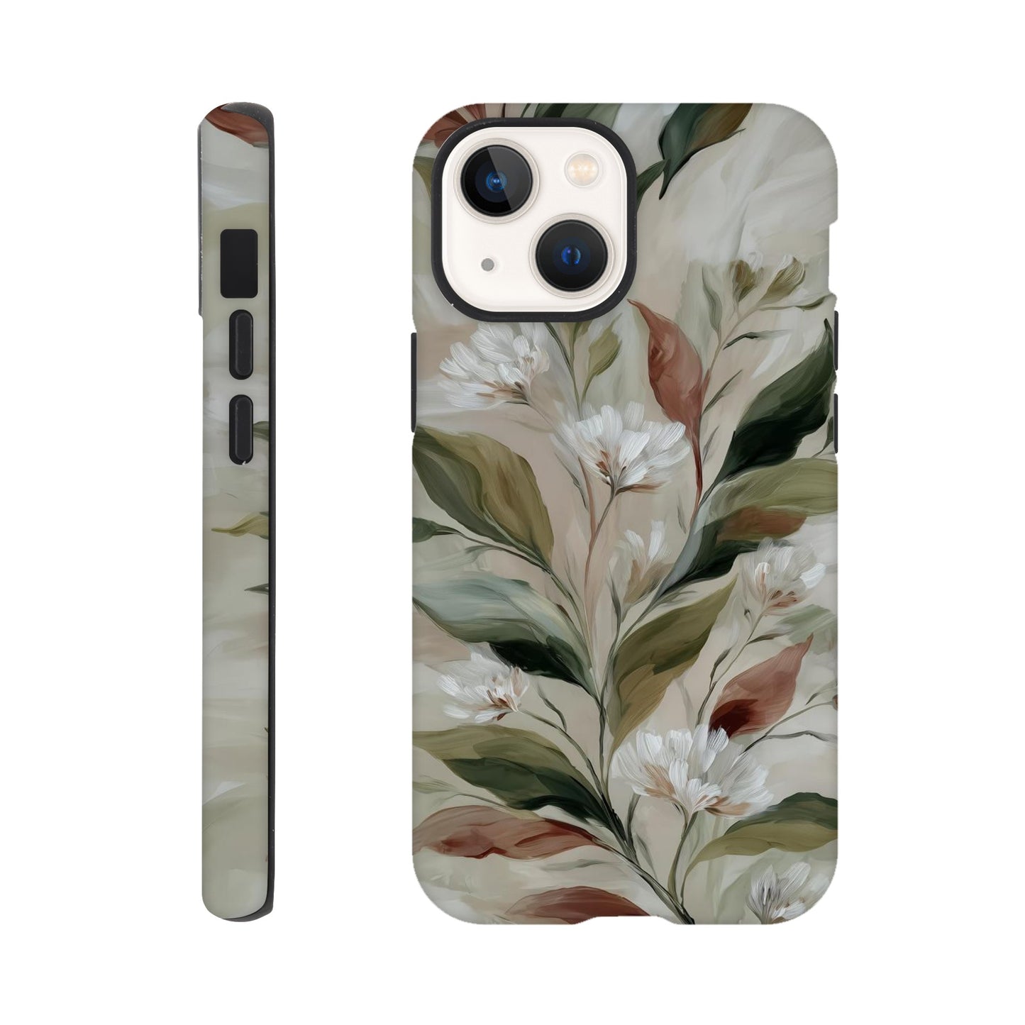MYSTBIT ART | Gentle Flourish iPhone Case-MYSTBIT ART