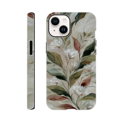 MYSTBIT ART | Gentle Flourish iPhone Case-MYSTBIT ART