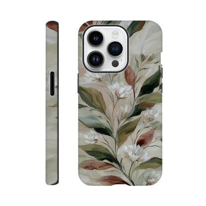 MYSTBIT ART | Gentle Flourish iPhone Case-MYSTBIT ART