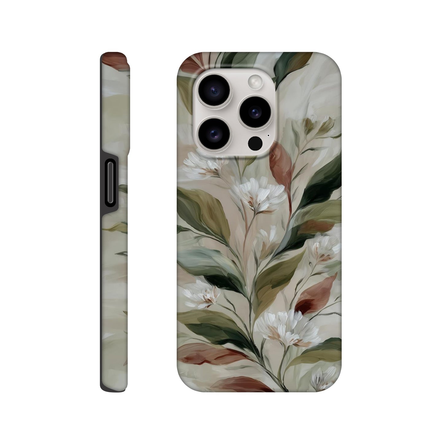 MYSTBIT ART | Gentle Flourish iPhone Case-MYSTBIT ART