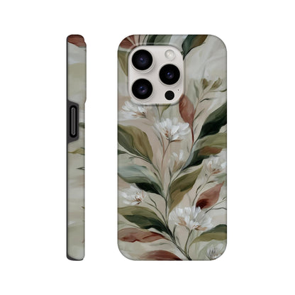 MYSTBIT ART | Gentle Flourish iPhone Case-MYSTBIT ART