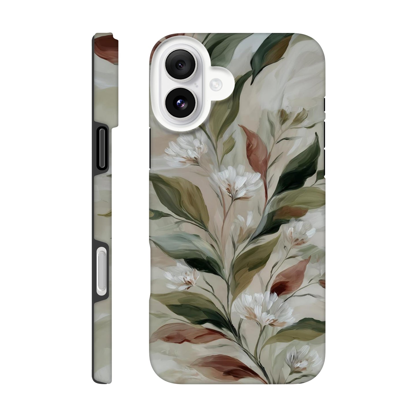 MYSTBIT ART | Gentle Flourish iPhone Case-MYSTBIT ART