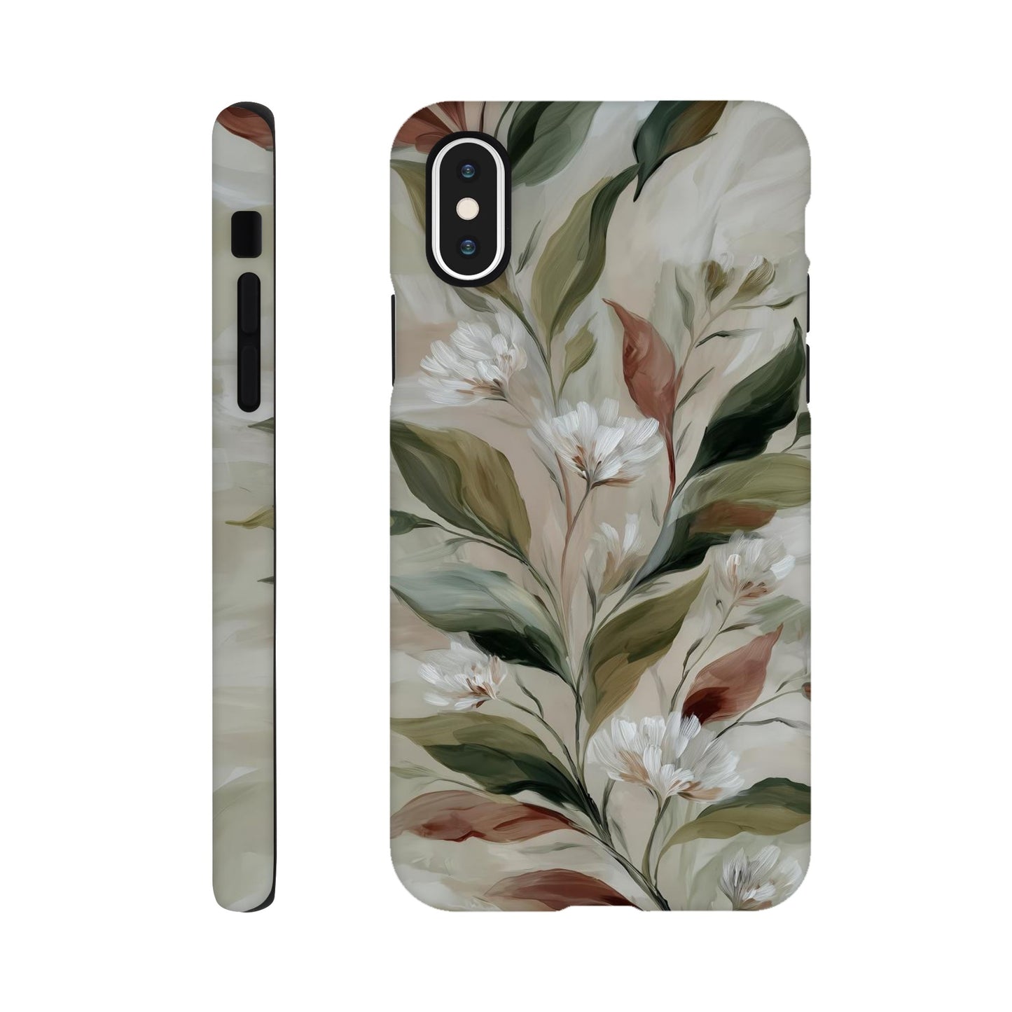 MYSTBIT ART | Gentle Flourish iPhone Case-MYSTBIT ART
