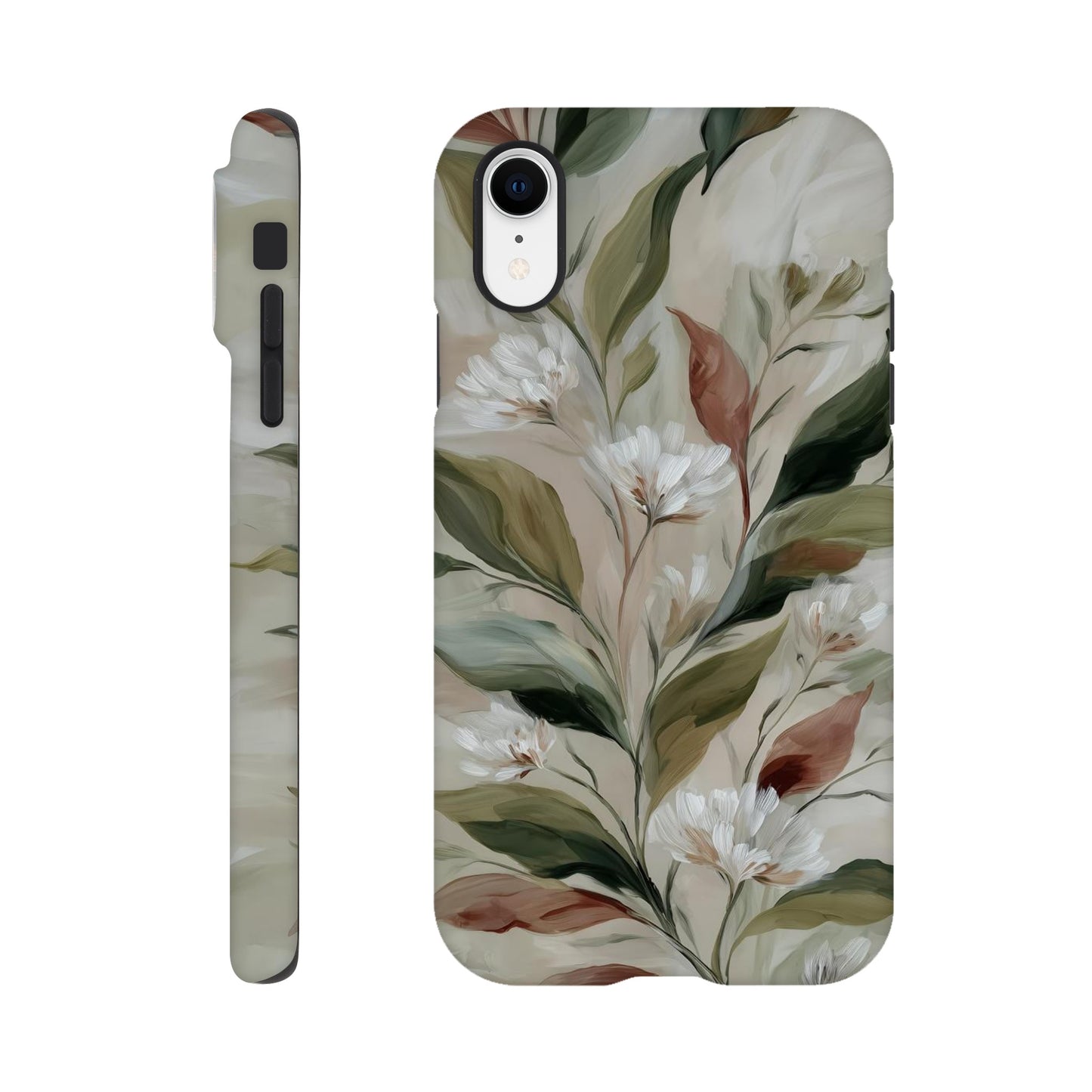 MYSTBIT ART | Gentle Flourish iPhone Case-MYSTBIT ART