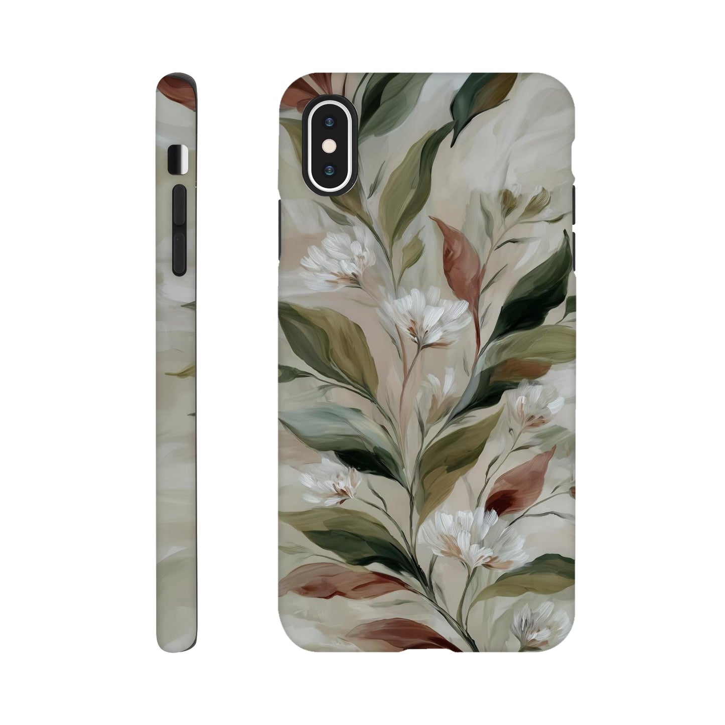 MYSTBIT ART | Gentle Flourish iPhone Case-MYSTBIT ART