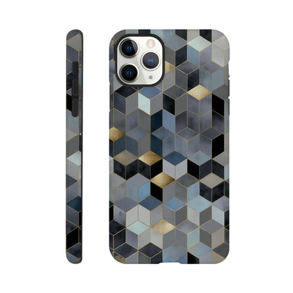 MYSTBIT ART | Geometric Glow iPhone Case-MYSTBIT ART