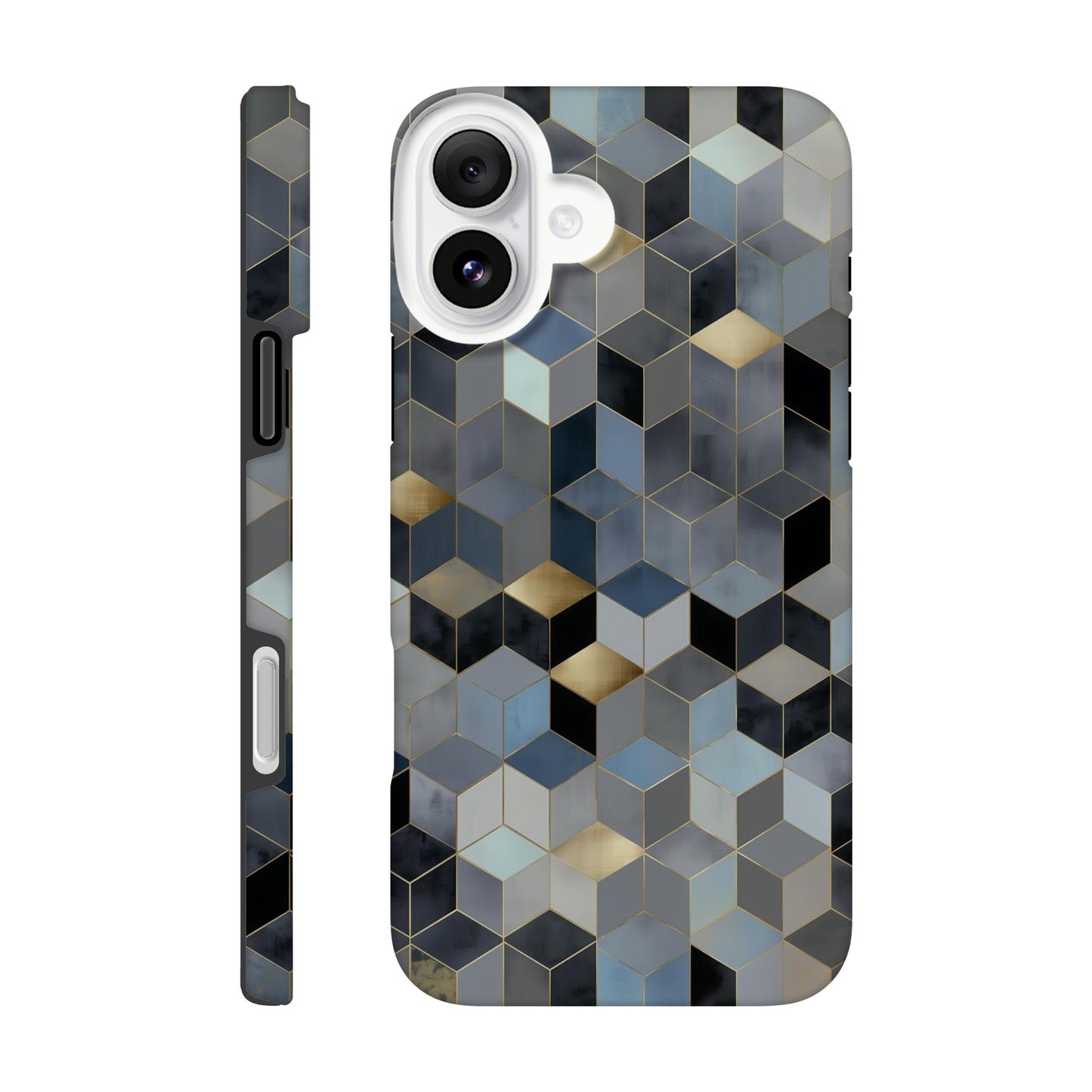 MYSTBIT ART | Geometric Glow iPhone Case-MYSTBIT ART
