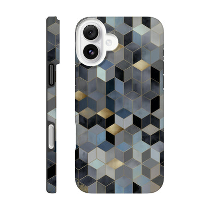 MYSTBIT ART | Geometric Glow iPhone Case-MYSTBIT ART