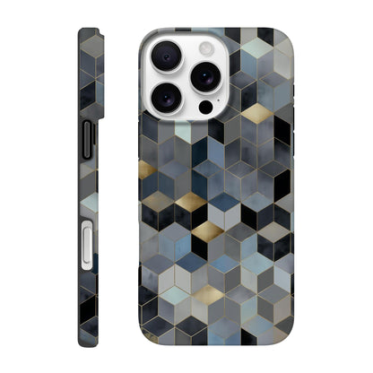 MYSTBIT ART | Geometric Glow iPhone Case-MYSTBIT ART