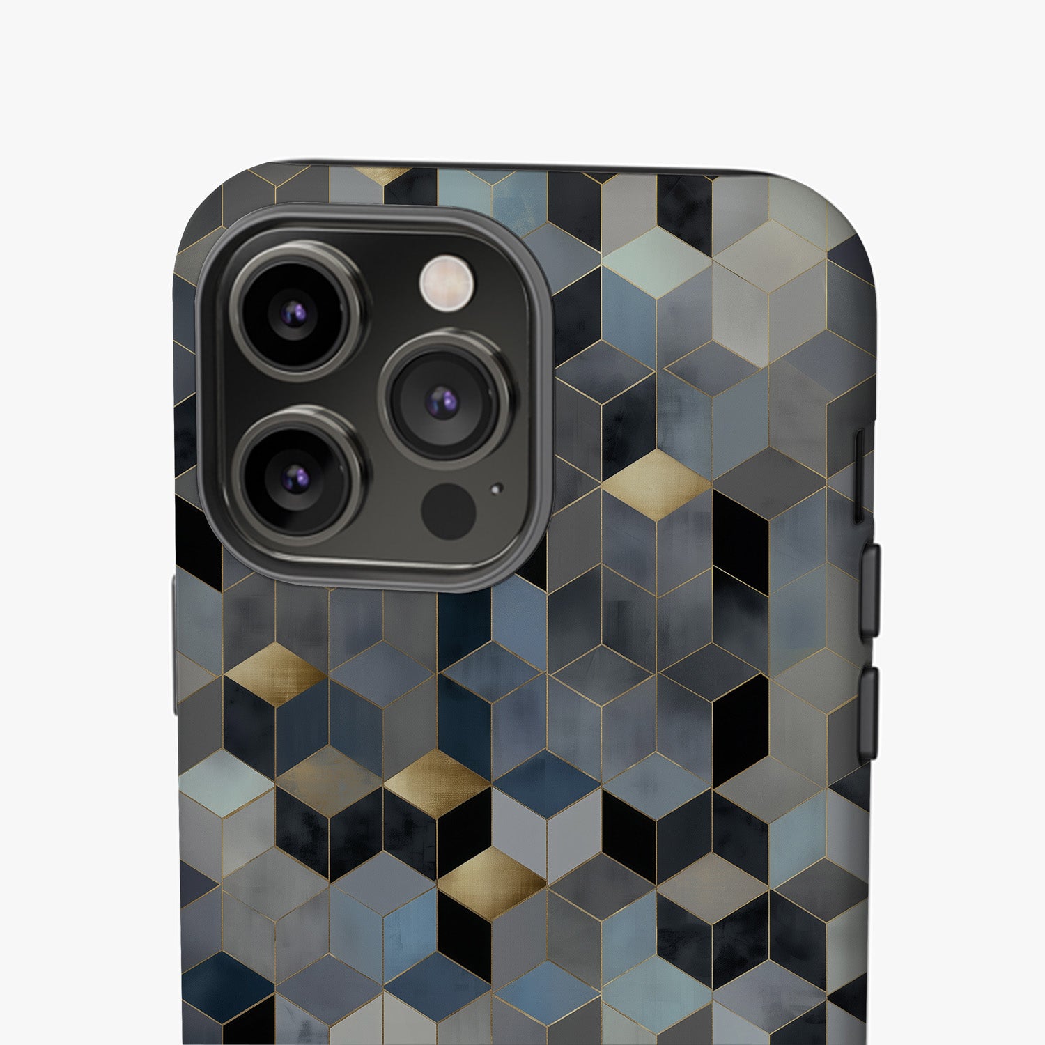 MYSTBIT ART | Geometric Glow iPhone Case-MYSTBIT ART