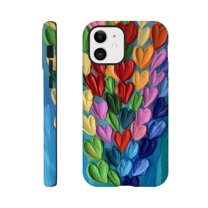 MYSTBIT ART | Hearts in Bloom iPhone Case-MYSTBIT ART