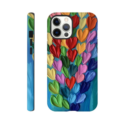 MYSTBIT ART | Hearts in Bloom iPhone Case-MYSTBIT ART