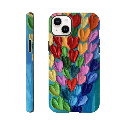 MYSTBIT ART | Hearts in Bloom iPhone Case-MYSTBIT ART