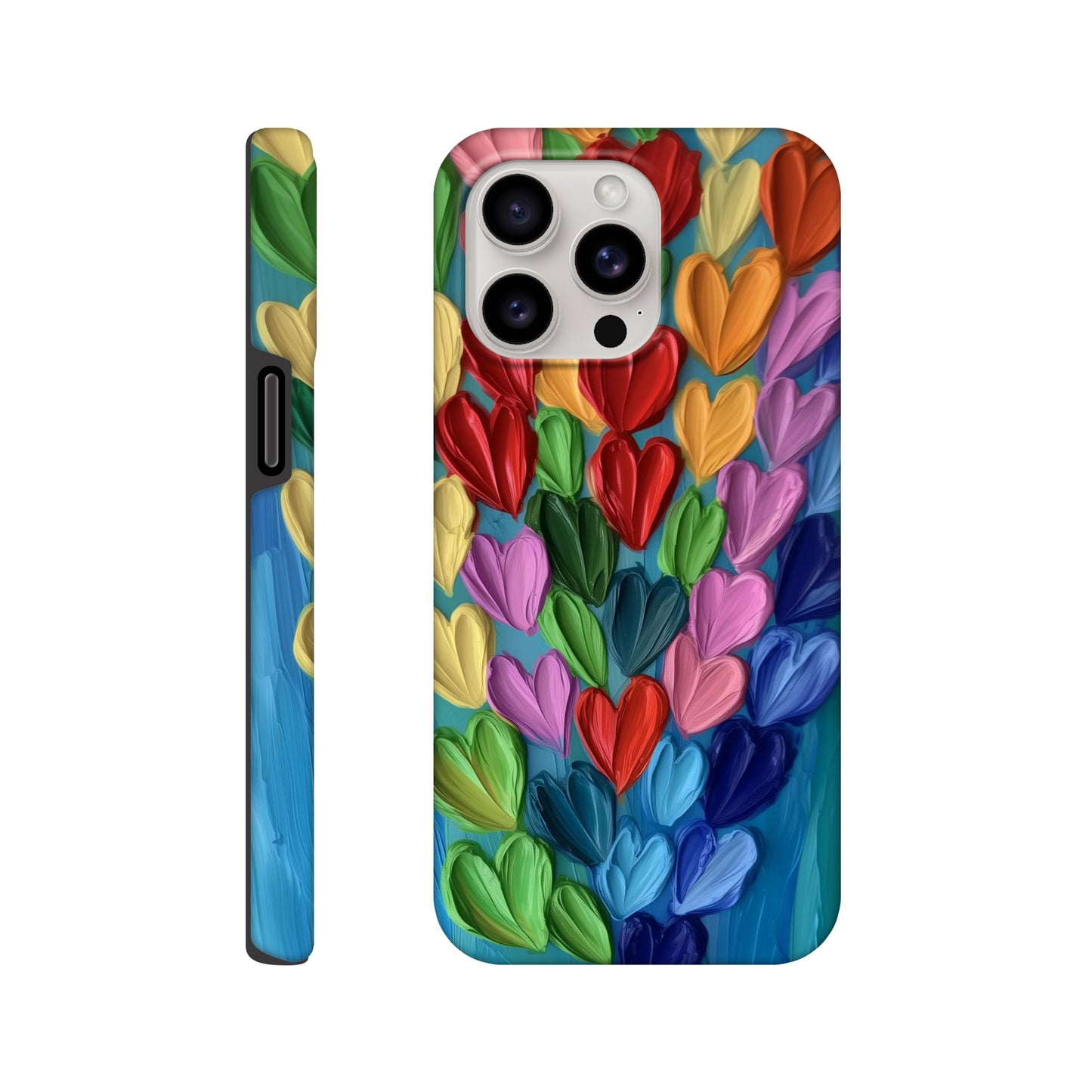 MYSTBIT ART | Hearts in Bloom iPhone Case-MYSTBIT ART