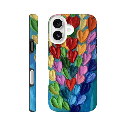 MYSTBIT ART | Hearts in Bloom iPhone Case-MYSTBIT ART