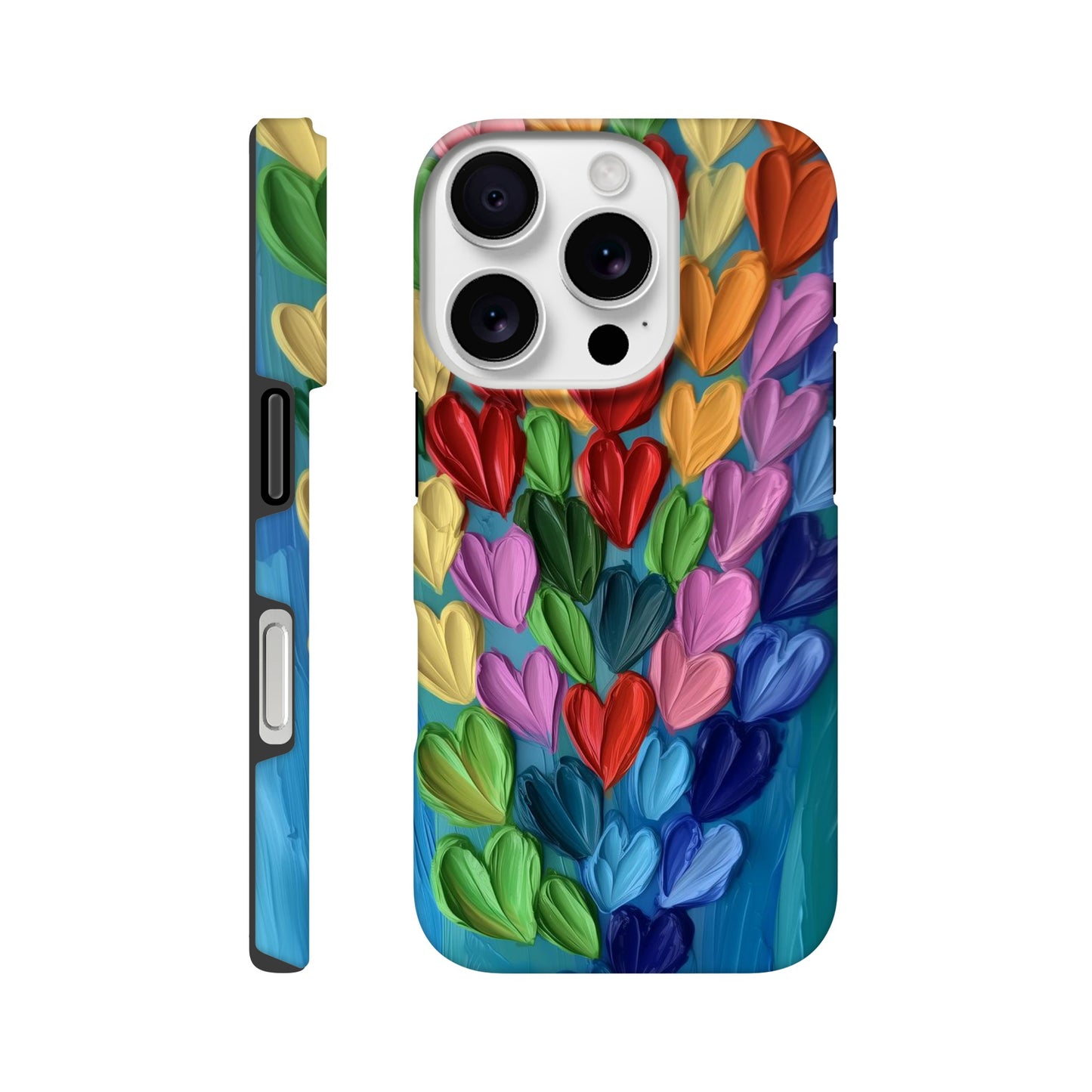 MYSTBIT ART | Hearts in Bloom iPhone Case-MYSTBIT ART