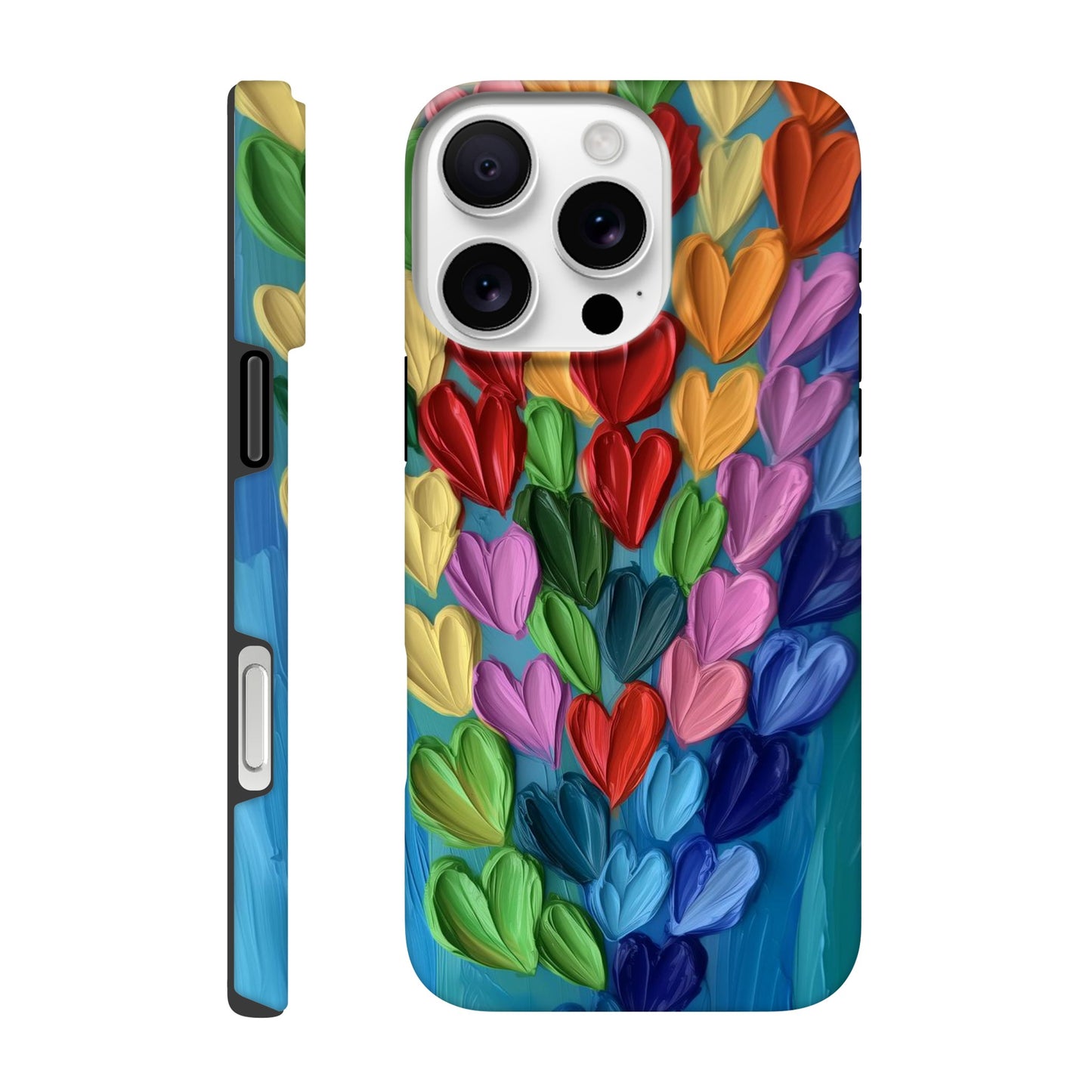 MYSTBIT ART | Hearts in Bloom iPhone Case-MYSTBIT ART