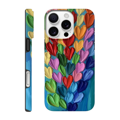 MYSTBIT ART | Hearts in Bloom iPhone Case-MYSTBIT ART