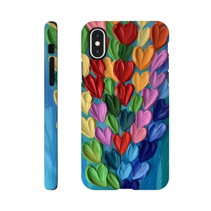 MYSTBIT ART | Hearts in Bloom iPhone Case-MYSTBIT ART