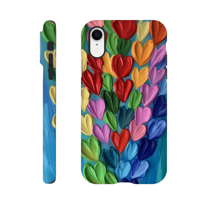 MYSTBIT ART | Hearts in Bloom iPhone Case-MYSTBIT ART