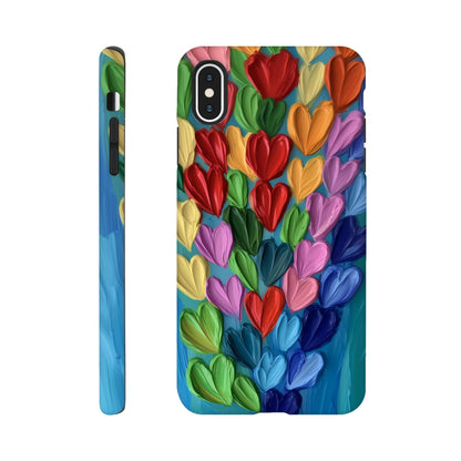 MYSTBIT ART | Hearts in Bloom iPhone Case-MYSTBIT ART