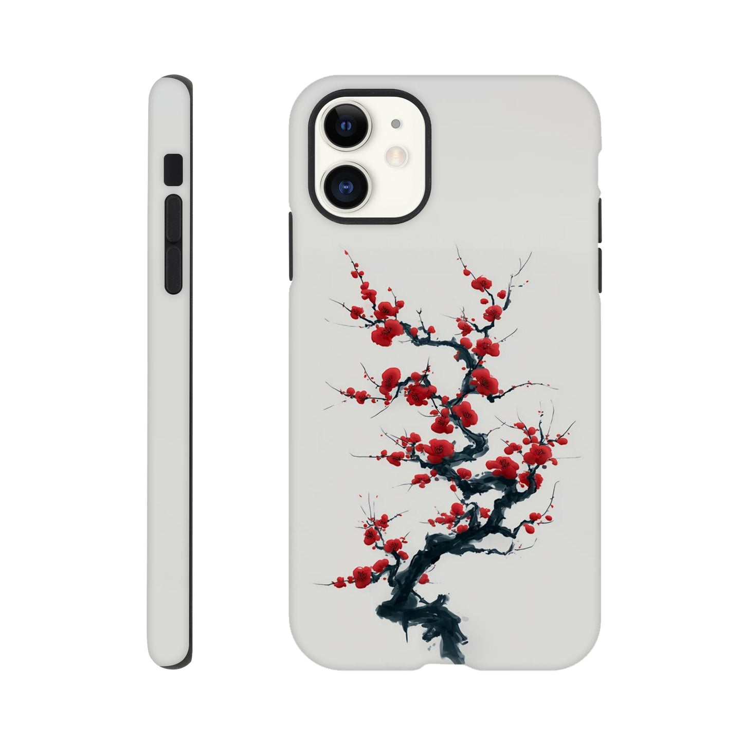 MYSTBIT ART | Ink & Blossom iPhone Case-MYSTBIT ART