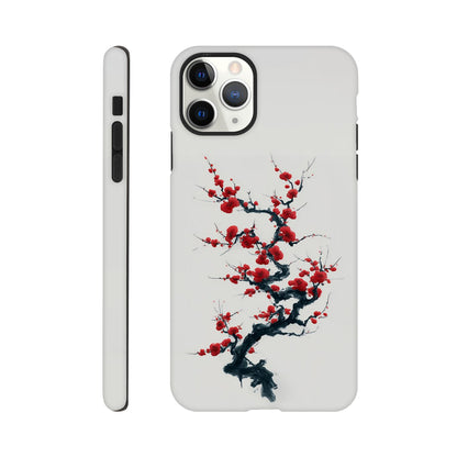 MYSTBIT ART | Ink & Blossom iPhone Case-MYSTBIT ART
