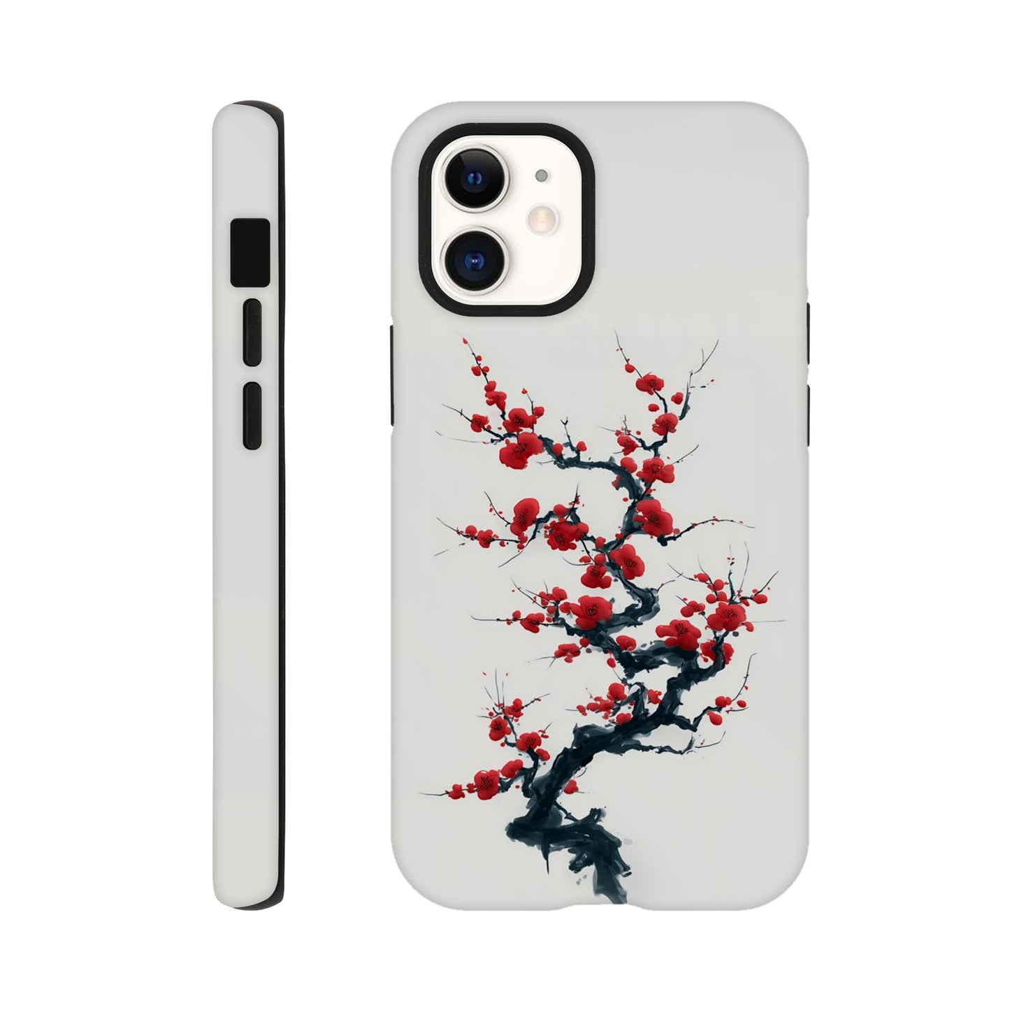 MYSTBIT ART | Ink & Blossom iPhone Case-MYSTBIT ART