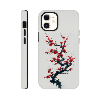 MYSTBIT ART | Ink & Blossom iPhone Case-MYSTBIT ART