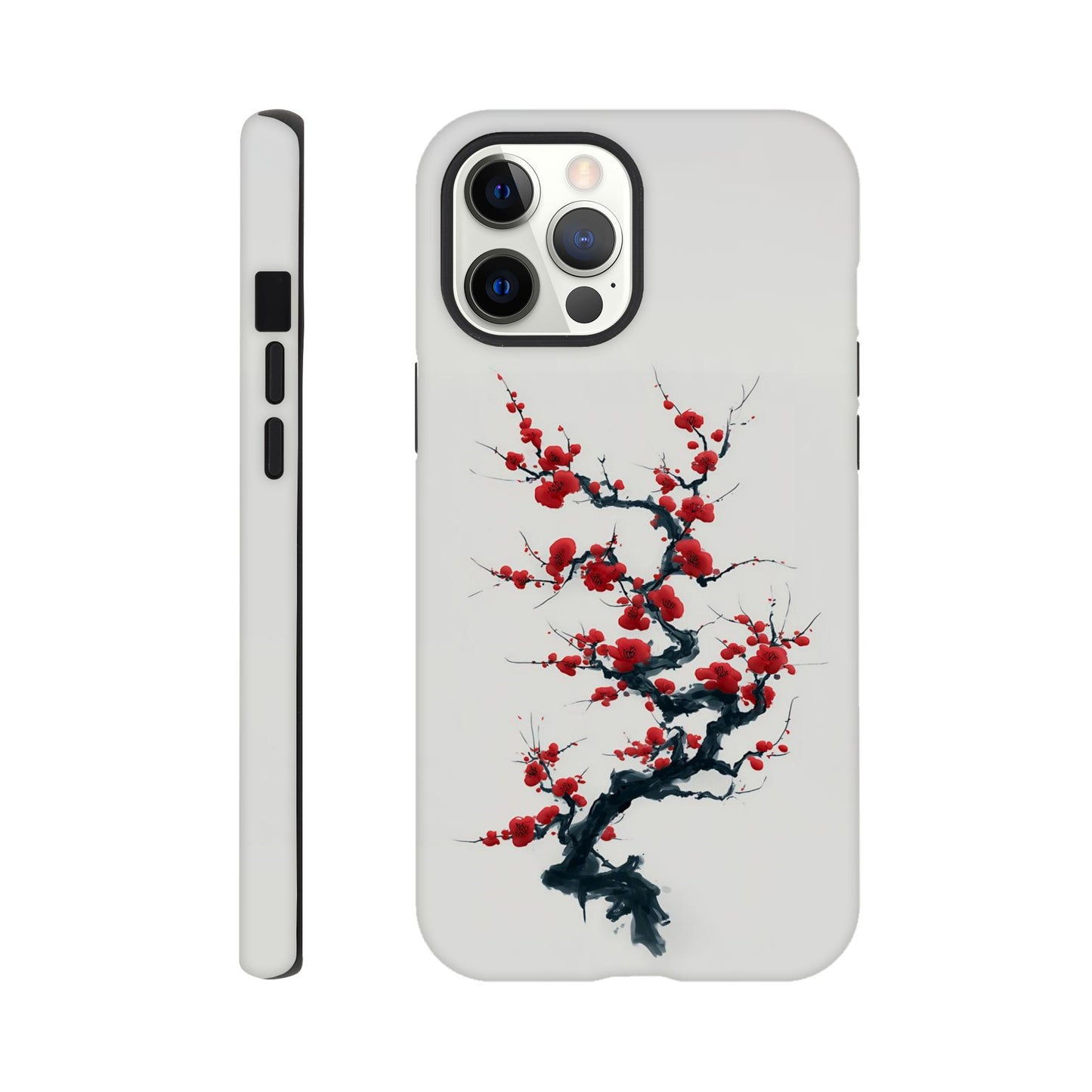 MYSTBIT ART | Ink & Blossom iPhone Case-MYSTBIT ART