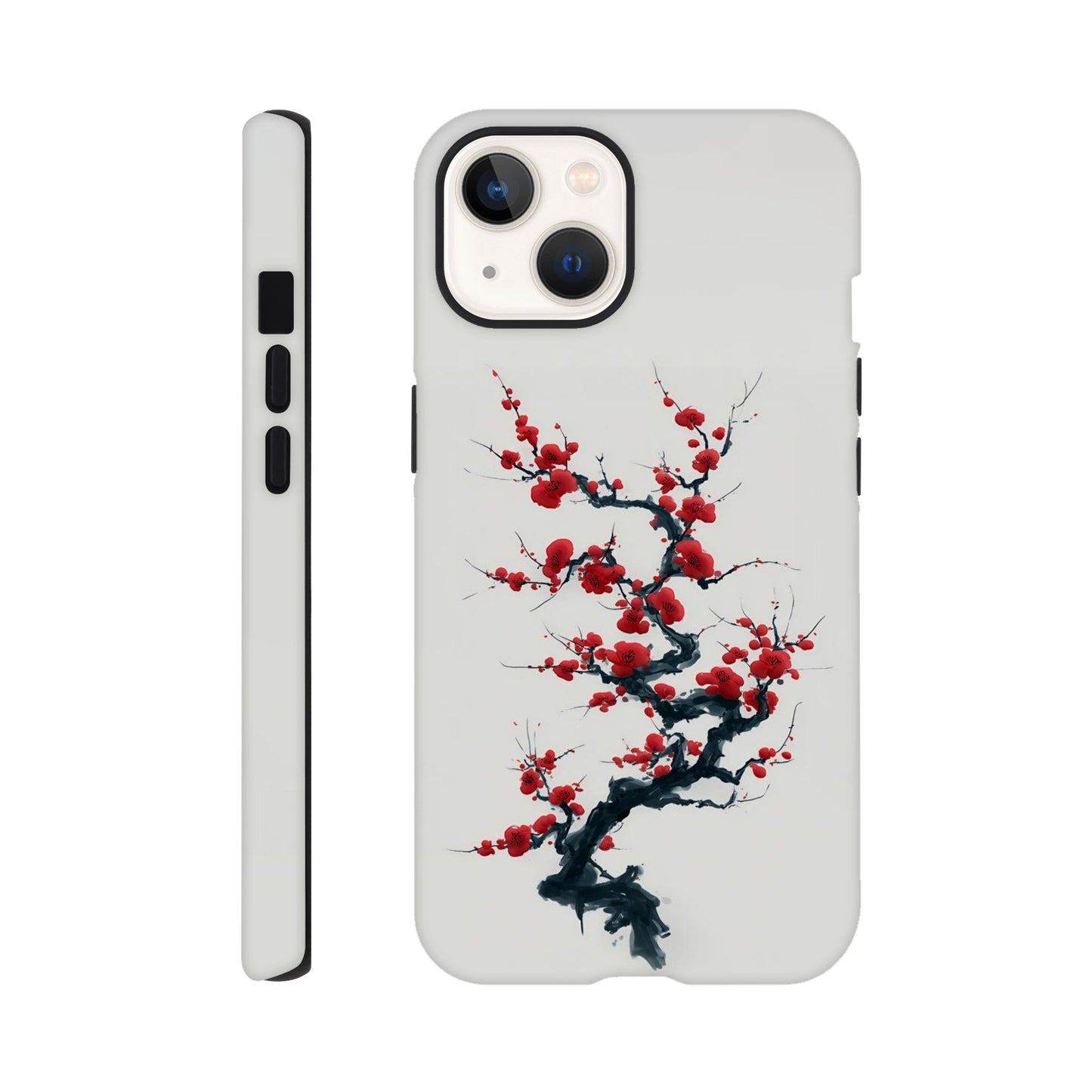 MYSTBIT ART | Ink & Blossom iPhone Case-MYSTBIT ART