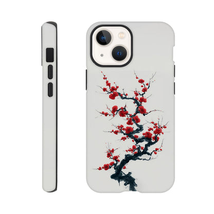 MYSTBIT ART | Ink & Blossom iPhone Case-MYSTBIT ART