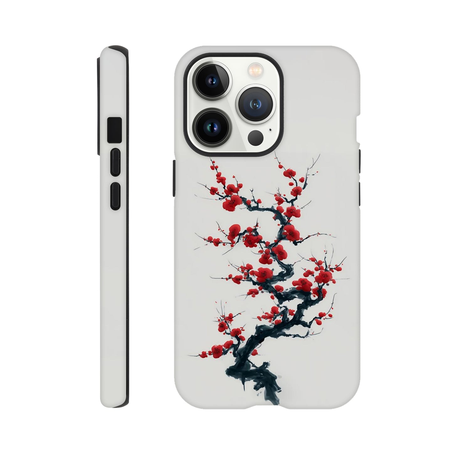MYSTBIT ART | Ink & Blossom iPhone Case-MYSTBIT ART