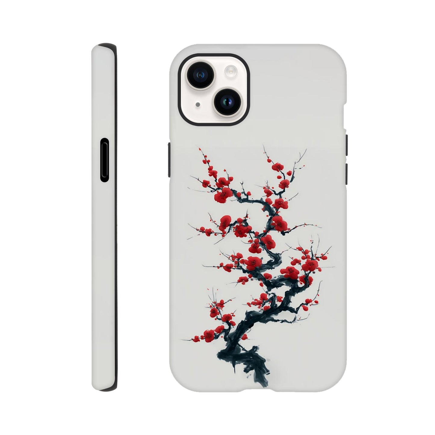 MYSTBIT ART | Ink & Blossom iPhone Case-MYSTBIT ART